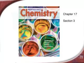 Chemistry 17.3
