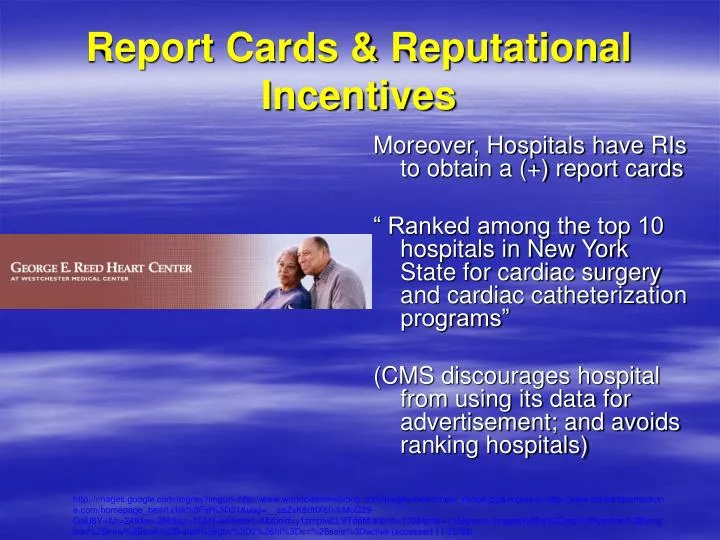 report cards reputational incentives
