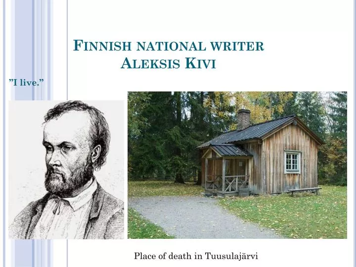 finnish national writer aleksis kivi