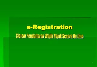 e registration