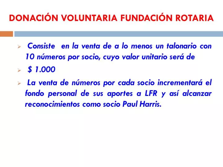 donaci n voluntaria fundaci n rotaria