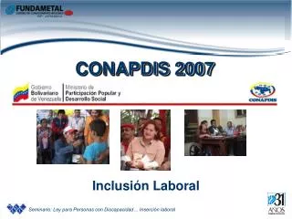 CONAPDIS 2007