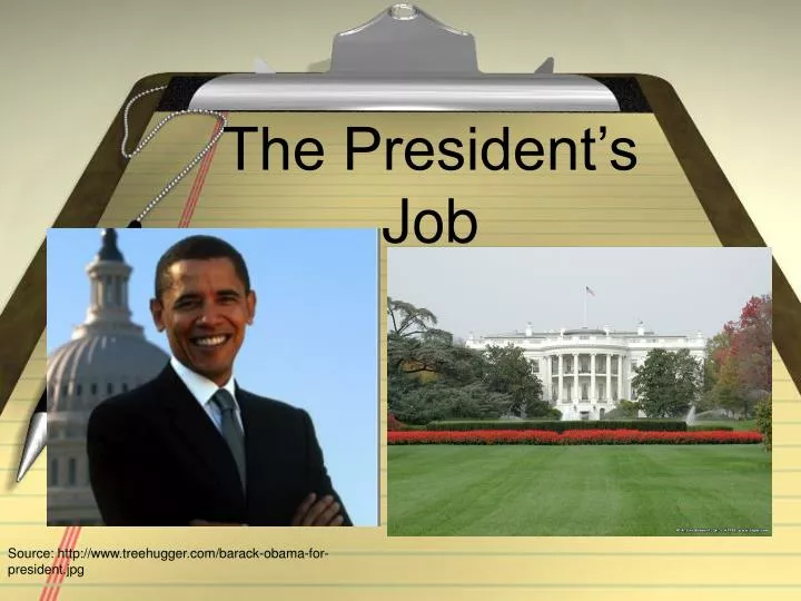 the president s job