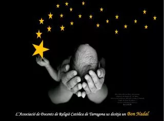L’Associació de Docents de Religió Catòlica de Tarragona us desitja un Bon Nadal