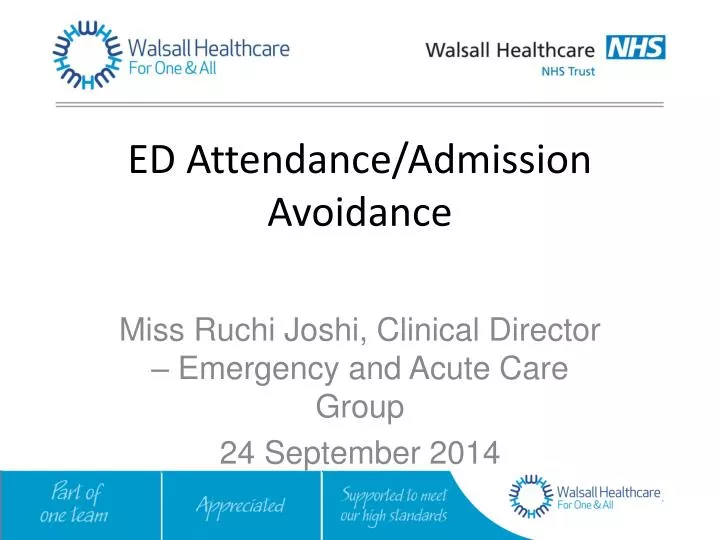 ed attendance admission avoidance