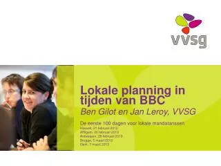 Lokale planning in tijden van BBC Ben Gilot en Jan Leroy, VVSG