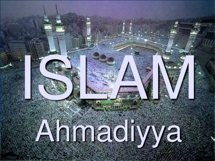 islam ahmadiyya