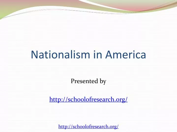 nationalism in america