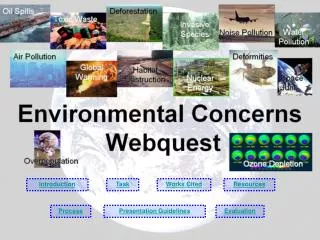 Environmental Concerns Webquest