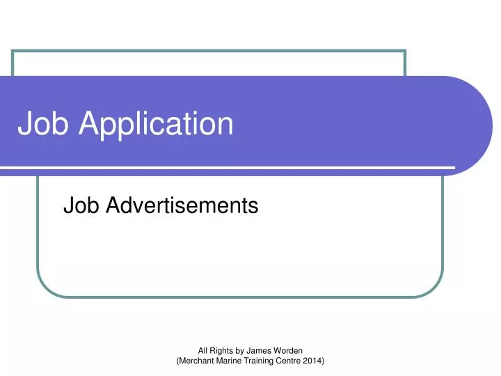 job application