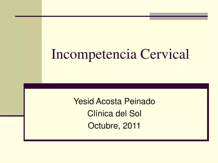 incompetencia cervical