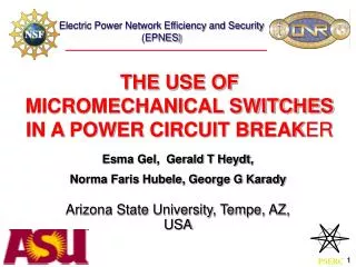 THE USE OF MICROMECHANICAL SWITCHES IN A POWER CIRCUIT BREAK ER