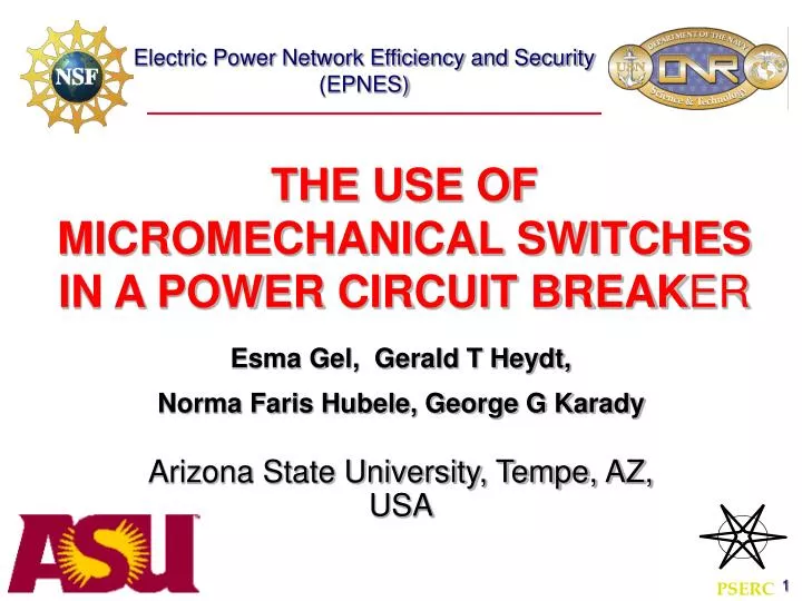 the use of micromechanical switches in a power circuit break er
