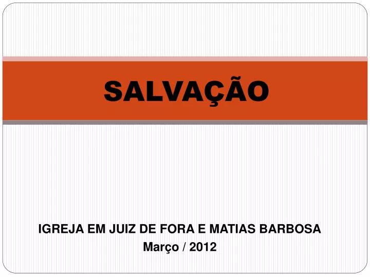 salva o