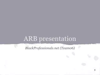 ARB presentation