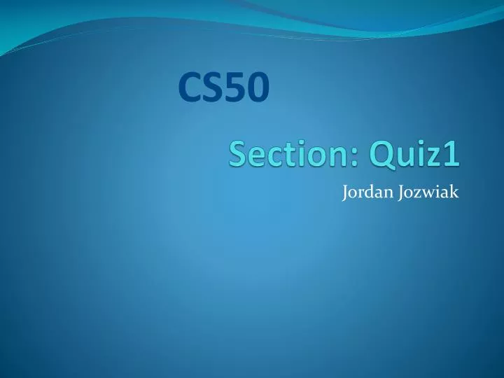 section quiz1