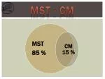MST - CM - slide 1