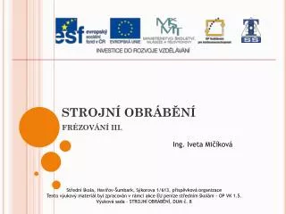 strojn obr b n