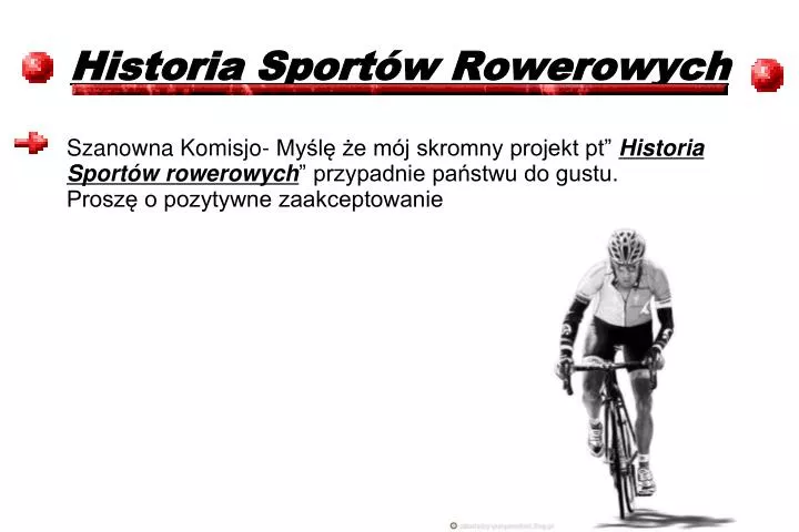 historia sport w rowerowych