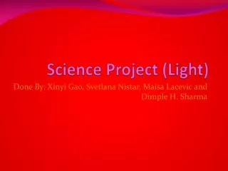 Science Project (Light)
