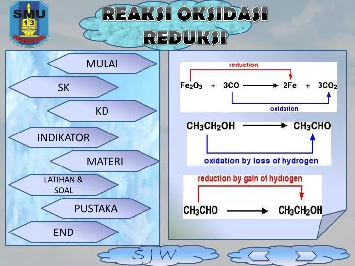 reaksi oksidasi reduksi