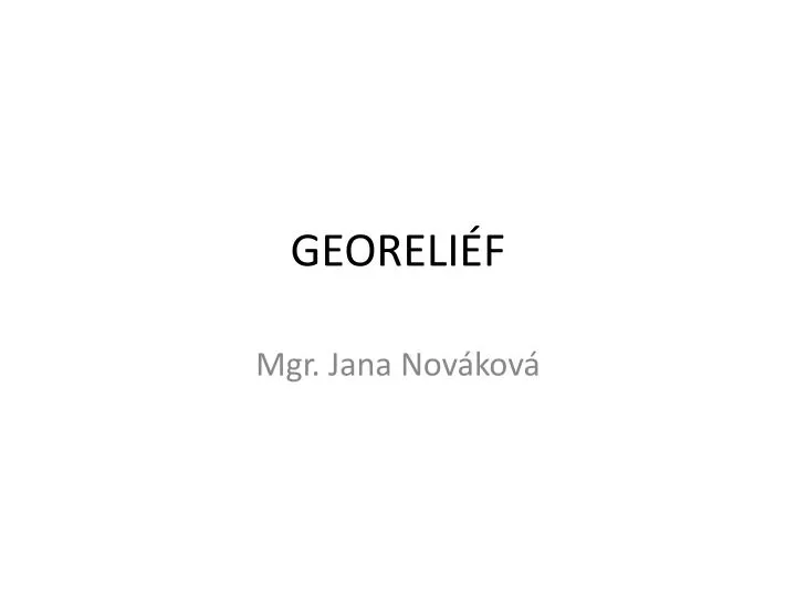 georeli f