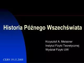 historia p nego wszech wiata
