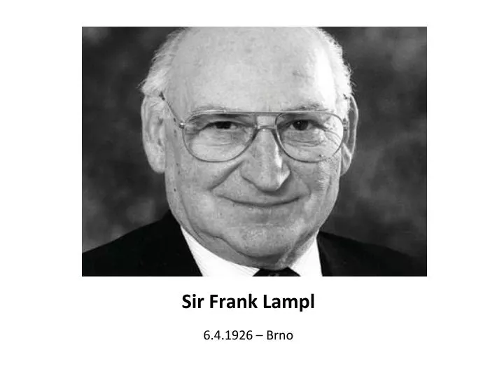 sir frank lampl