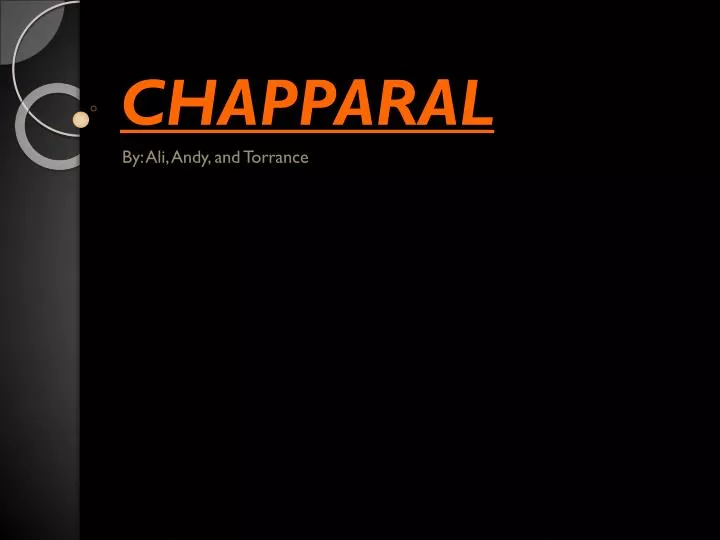 chapparal