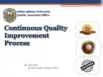 Continuous Quality Improvement Process