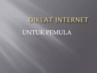 diklat internet