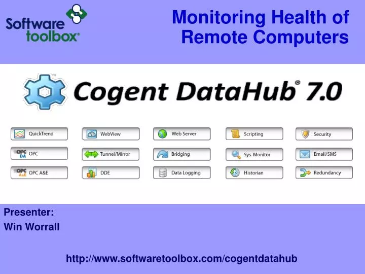 monitoring health of remote computers
