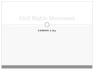 Civil Rights Movement