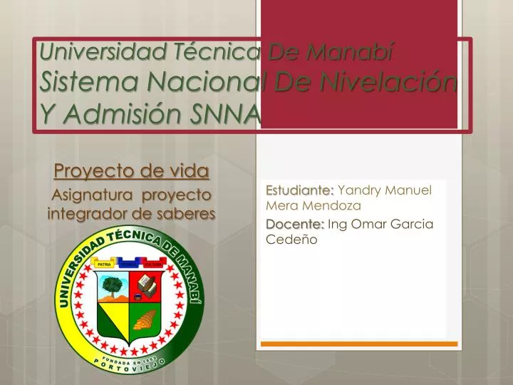 universidad t cnica de manab sistema nacional de nivelaci n y admisi n snna