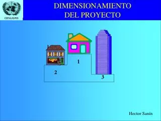dimensionamiento del proyecto