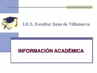 i e s escultor juan de villanueva