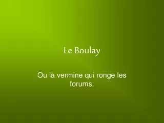 le boulay