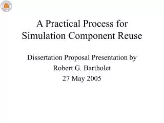 A Practical Process for Simulation Component Reuse