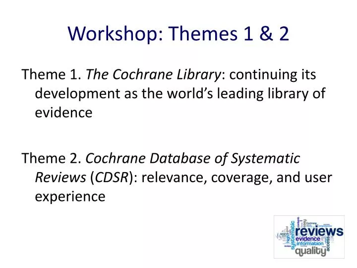 workshop themes 1 2