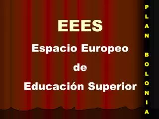 EEES Espacio Europeo de Educación Superior