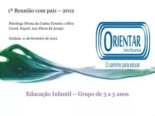 1 reuni o com pais 2012