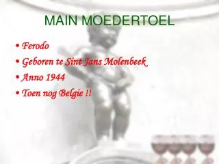 main moedertoel