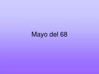 mayo del 68