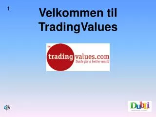 velkommen til tradingvalues