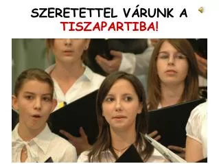 szeretettel v runk a tiszapartiba
