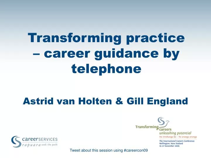 transforming practice career guidance by telephone