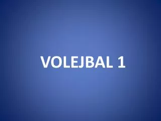 volejbal 1