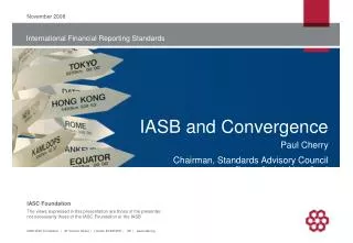 IASB and Convergence