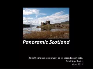 Panoramic Scotland
