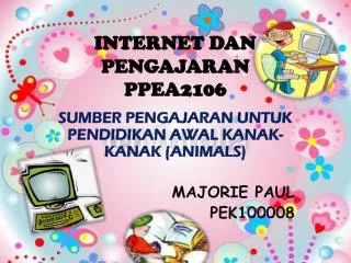 internet dan pengajaran ppea2106